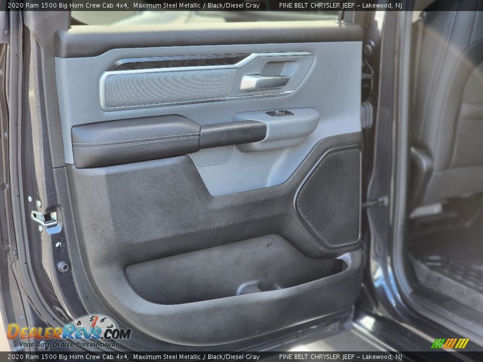 2020 Ram 1500 Big Horn Crew Cab 4x4 Maximum Steel Metallic / Black/Diesel Gray Photo #32