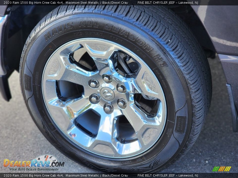 2020 Ram 1500 Big Horn Crew Cab 4x4 Maximum Steel Metallic / Black/Diesel Gray Photo #33