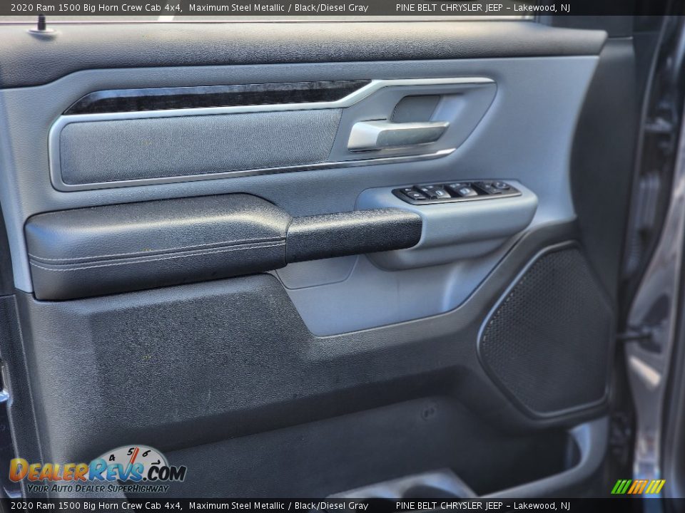 2020 Ram 1500 Big Horn Crew Cab 4x4 Maximum Steel Metallic / Black/Diesel Gray Photo #35