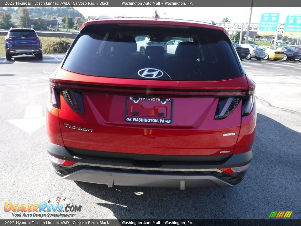 2022 Hyundai Tucson Limited AWD Calypso Red / Black Photo #9