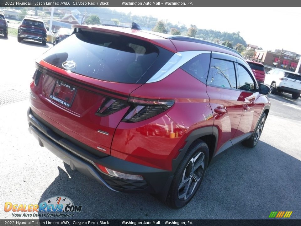 2022 Hyundai Tucson Limited AWD Calypso Red / Black Photo #10