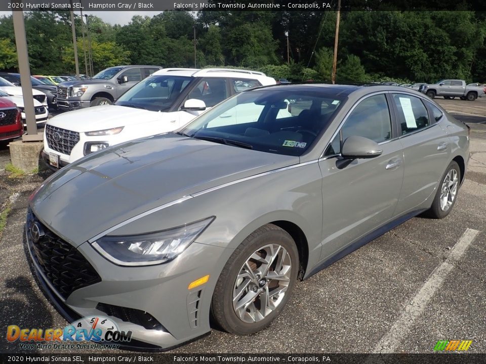 2020 Hyundai Sonata SEL Hampton Gray / Black Photo #1