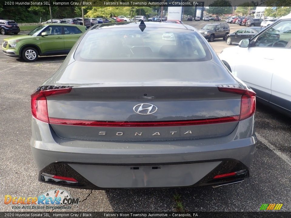 2020 Hyundai Sonata SEL Hampton Gray / Black Photo #3