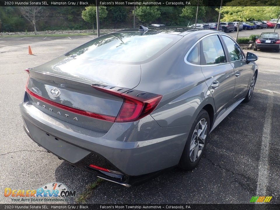 2020 Hyundai Sonata SEL Hampton Gray / Black Photo #4