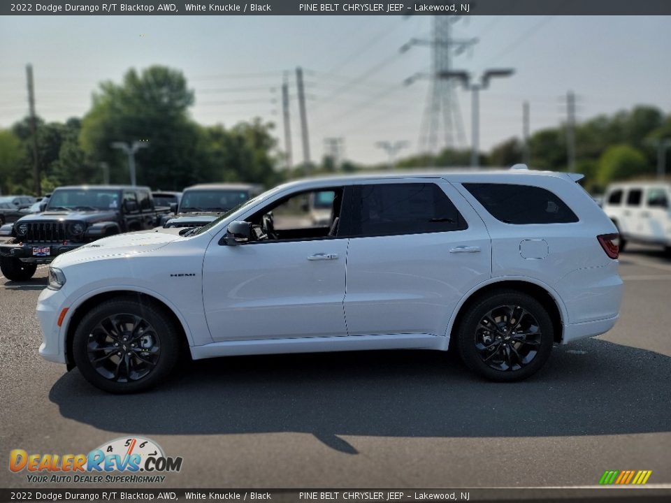 2022 Dodge Durango R/T Blacktop AWD White Knuckle / Black Photo #3