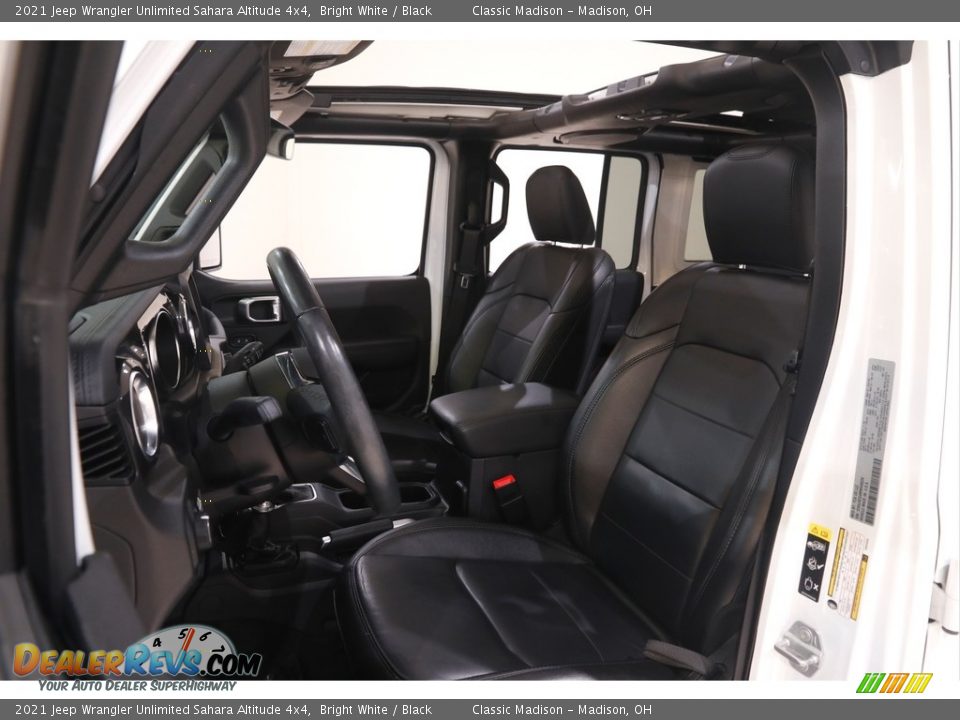 2021 Jeep Wrangler Unlimited Sahara Altitude 4x4 Bright White / Black Photo #5
