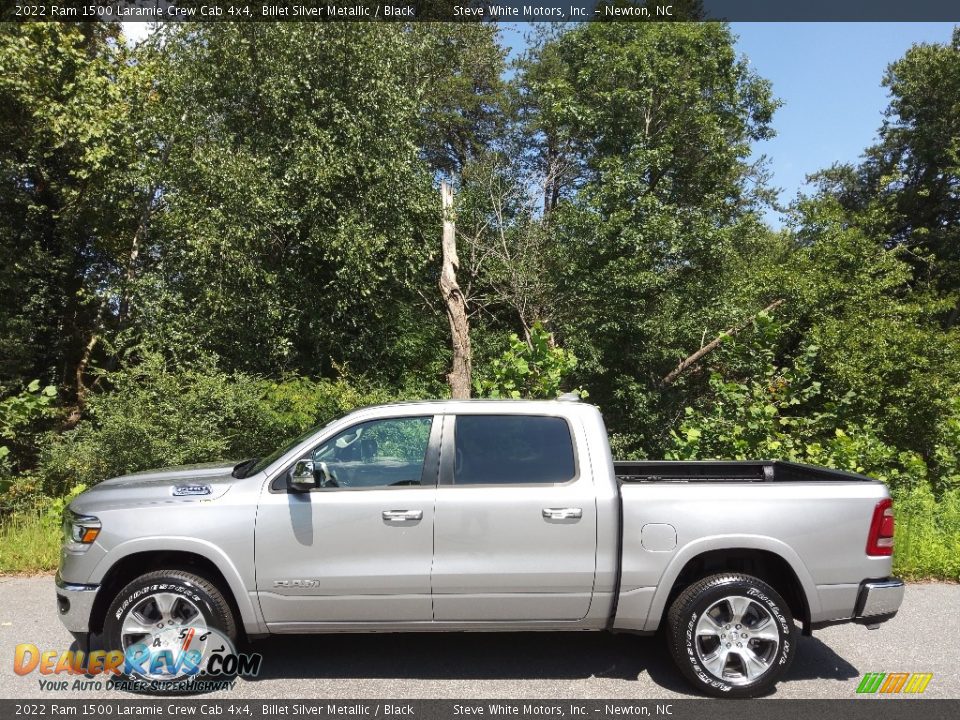 Billet Silver Metallic 2022 Ram 1500 Laramie Crew Cab 4x4 Photo #1