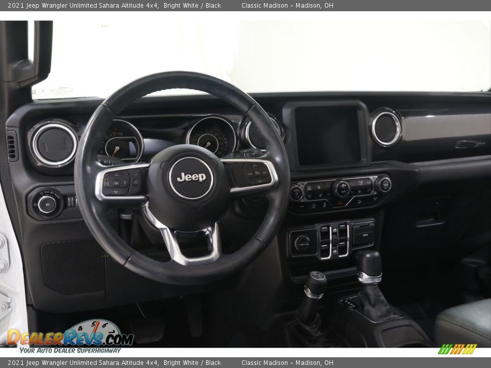 2021 Jeep Wrangler Unlimited Sahara Altitude 4x4 Bright White / Black Photo #6
