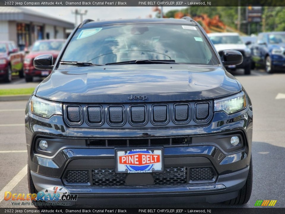 2022 Jeep Compass Altitude 4x4 Diamond Black Crystal Pearl / Black Photo #2