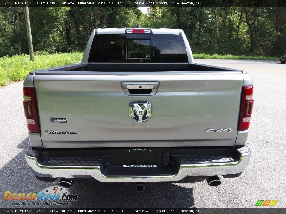 2022 Ram 1500 Laramie Crew Cab 4x4 Billet Silver Metallic / Black Photo #7