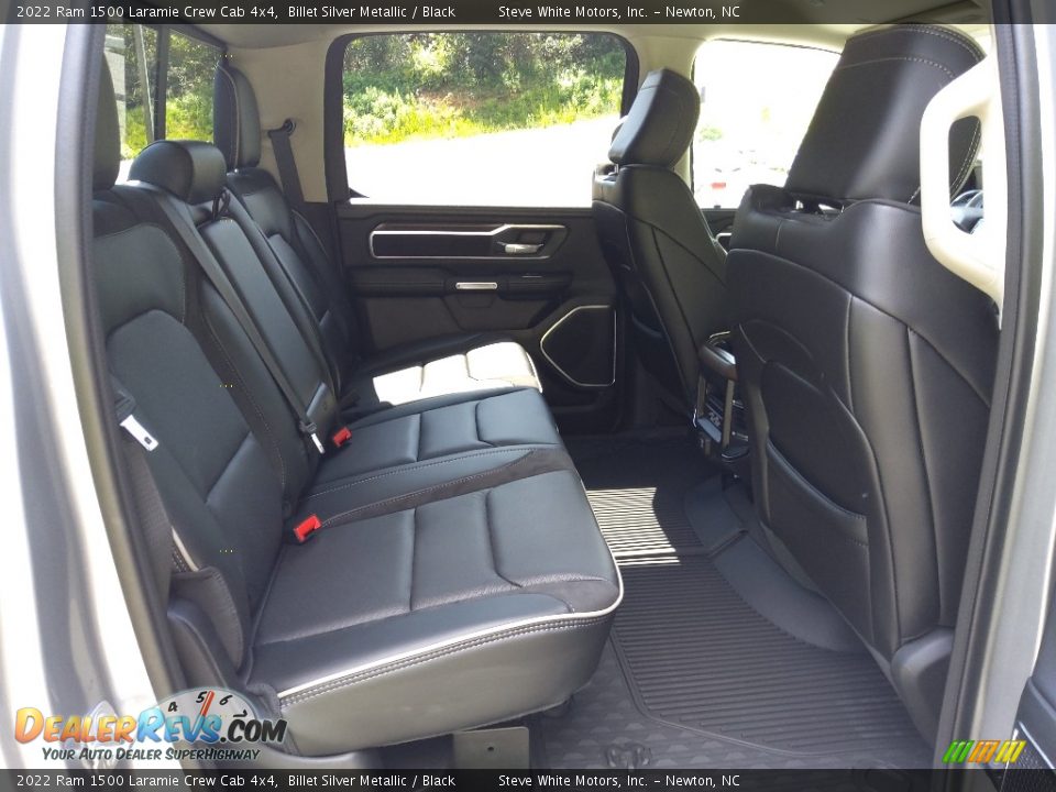 Rear Seat of 2022 Ram 1500 Laramie Crew Cab 4x4 Photo #16