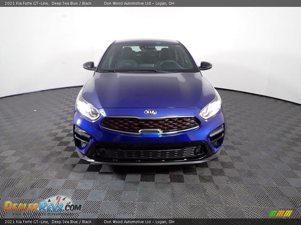 2021 Kia Forte GT-Line Deep Sea Blue / Black Photo #4