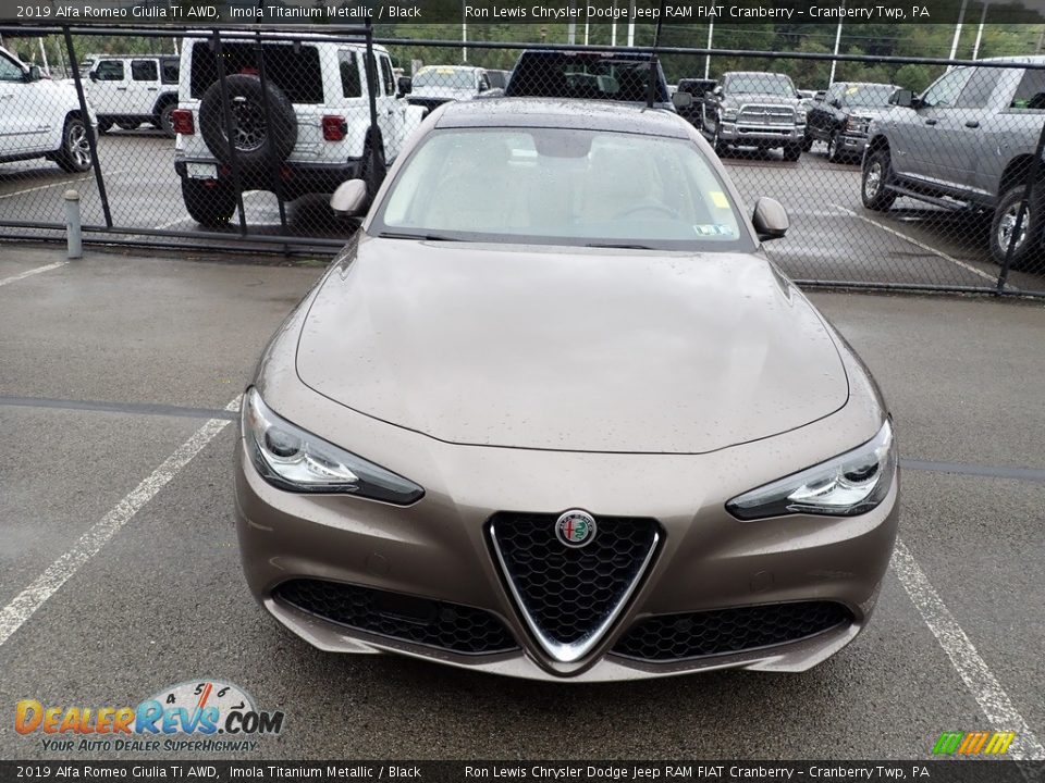 2019 Alfa Romeo Giulia Ti AWD Imola Titanium Metallic / Black Photo #2