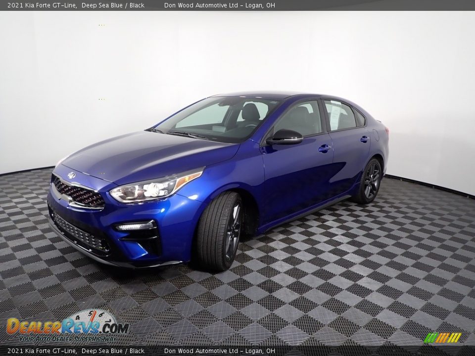 2021 Kia Forte GT-Line Deep Sea Blue / Black Photo #5