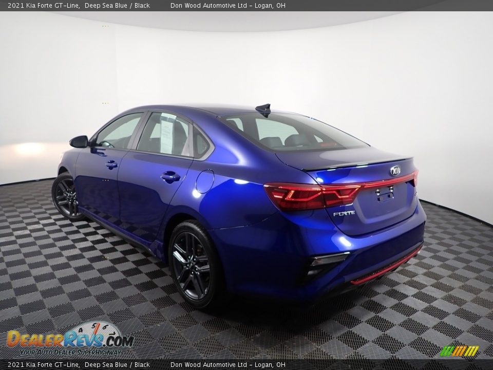 2021 Kia Forte GT-Line Deep Sea Blue / Black Photo #6