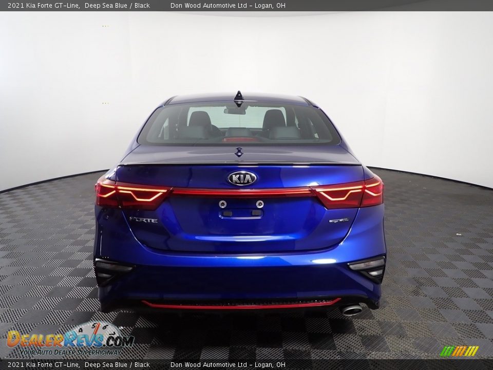 2021 Kia Forte GT-Line Deep Sea Blue / Black Photo #7