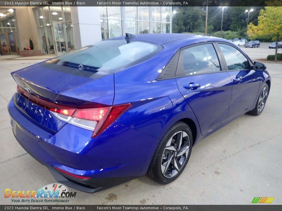 2023 Hyundai Elantra SEL Intense Blue / Black Photo #2