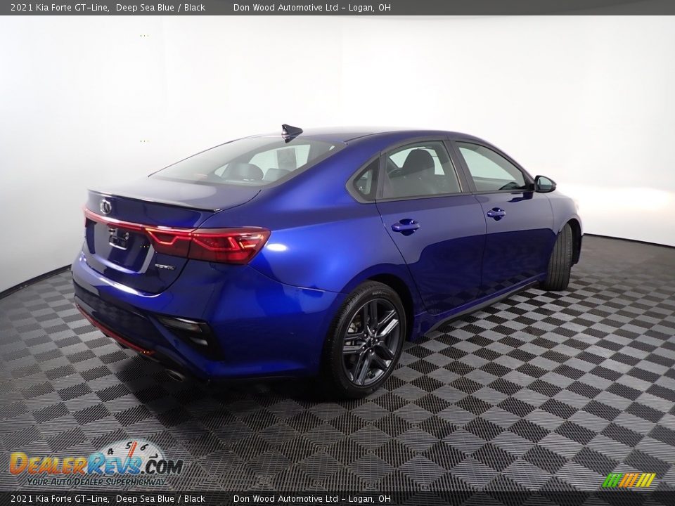 2021 Kia Forte GT-Line Deep Sea Blue / Black Photo #10