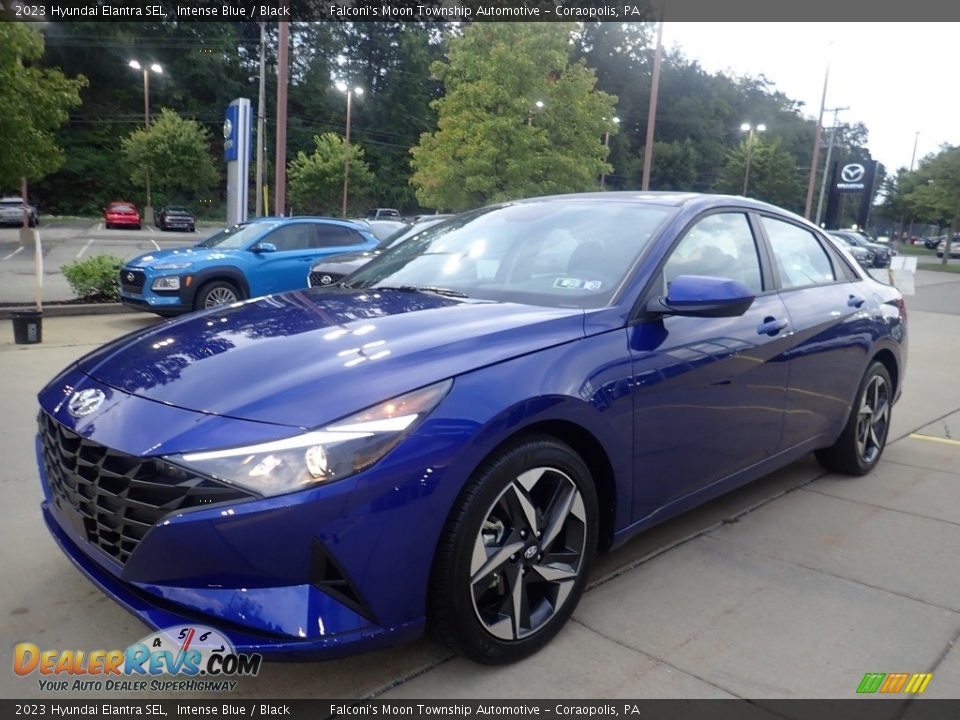 2023 Hyundai Elantra SEL Intense Blue / Black Photo #6