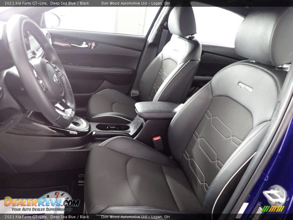 2021 Kia Forte GT-Line Deep Sea Blue / Black Photo #13