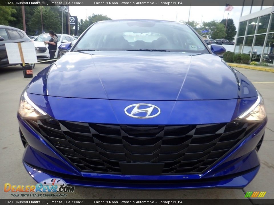 2023 Hyundai Elantra SEL Intense Blue / Black Photo #7