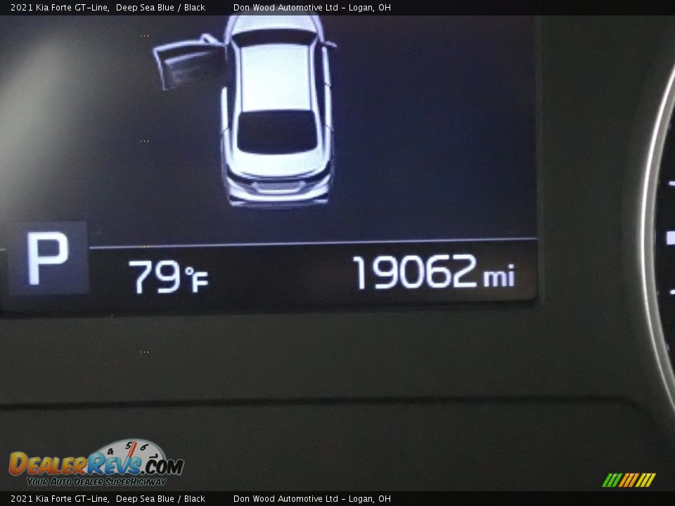 2021 Kia Forte GT-Line Deep Sea Blue / Black Photo #29