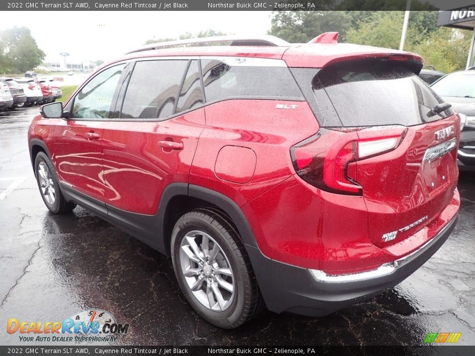 2022 GMC Terrain SLT AWD Cayenne Red Tintcoat / Jet Black Photo #3