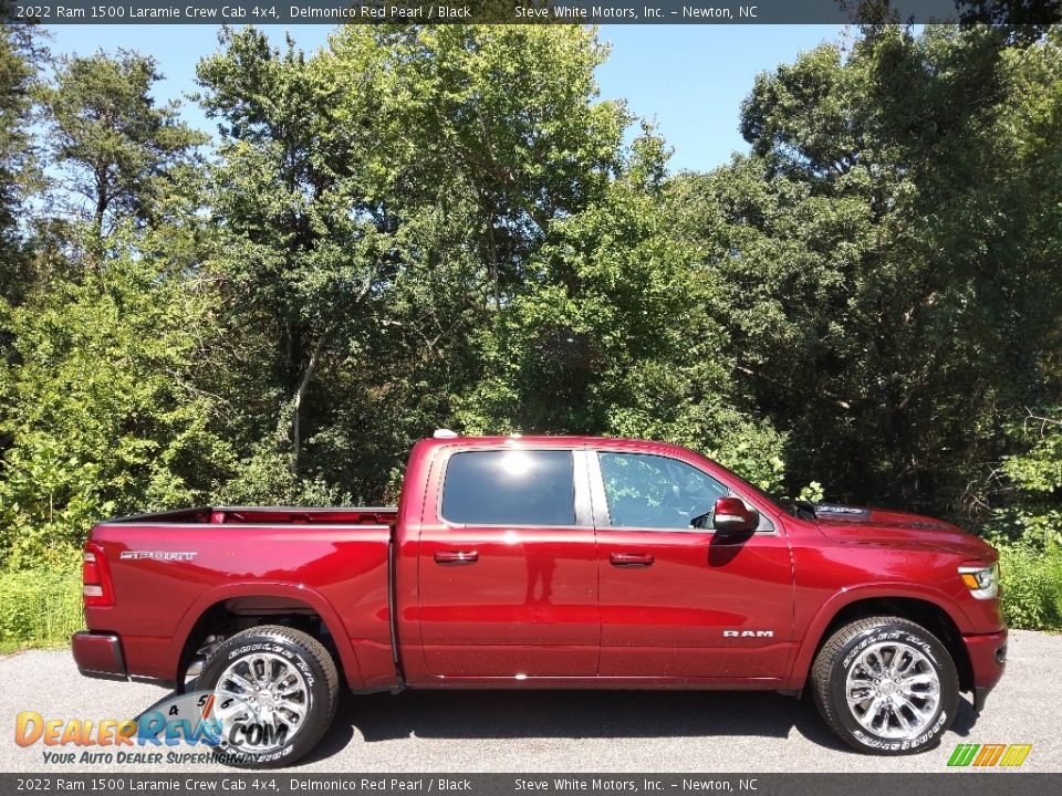 Delmonico Red Pearl 2022 Ram 1500 Laramie Crew Cab 4x4 Photo #5