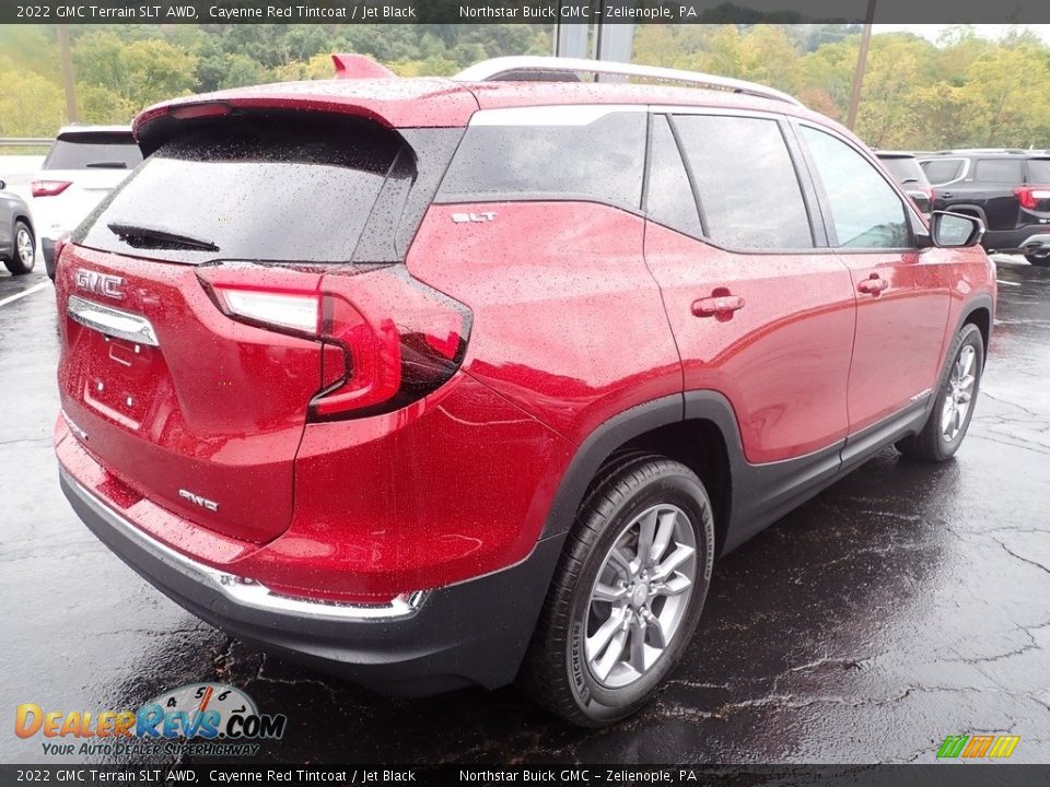 2022 GMC Terrain SLT AWD Cayenne Red Tintcoat / Jet Black Photo #6