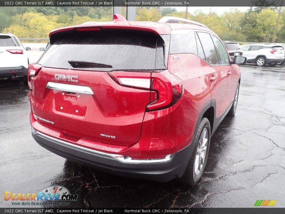 2022 GMC Terrain SLT AWD Cayenne Red Tintcoat / Jet Black Photo #7