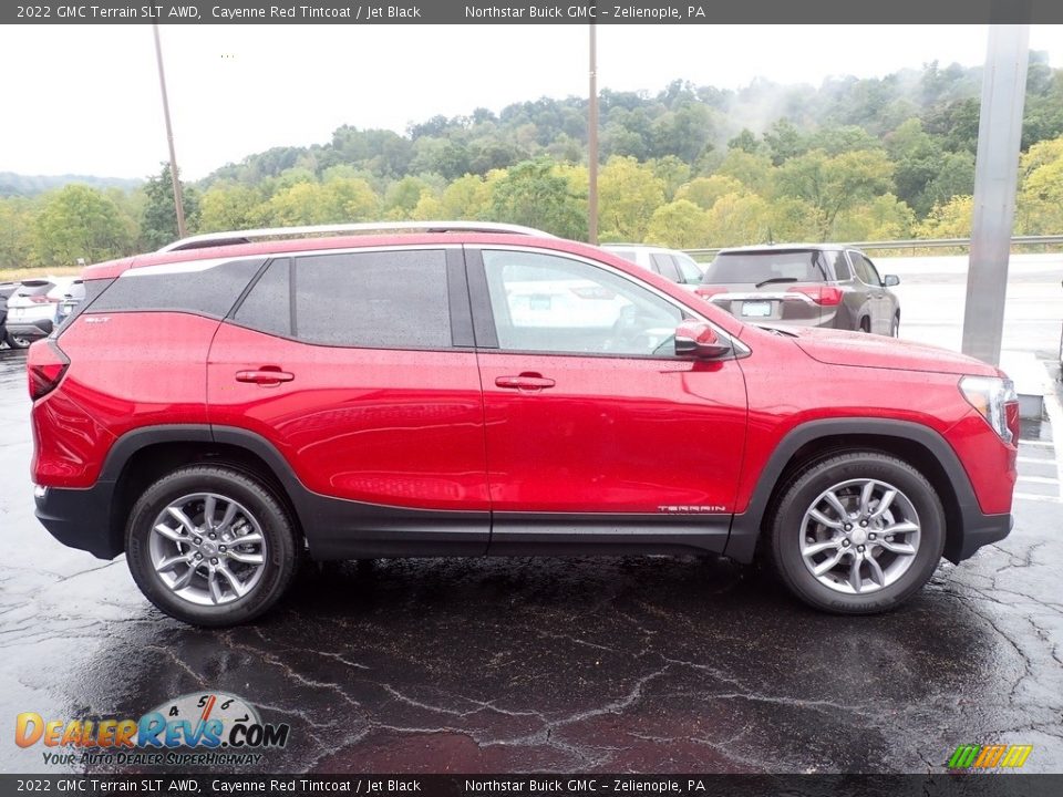 2022 GMC Terrain SLT AWD Cayenne Red Tintcoat / Jet Black Photo #8