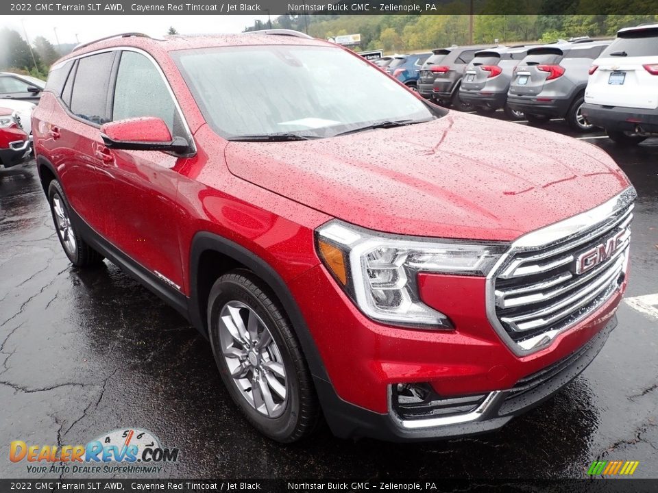 2022 GMC Terrain SLT AWD Cayenne Red Tintcoat / Jet Black Photo #9