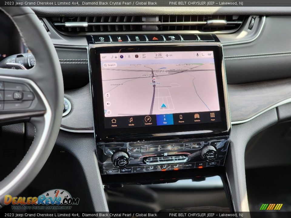 2023 Jeep Grand Cherokee L Limited 4x4 Diamond Black Crystal Pearl / Global Black Photo #8