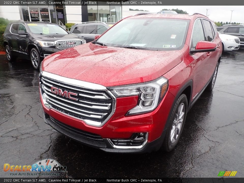 2022 GMC Terrain SLT AWD Cayenne Red Tintcoat / Jet Black Photo #12