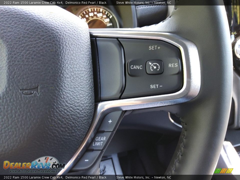 2022 Ram 1500 Laramie Crew Cab 4x4 Steering Wheel Photo #20