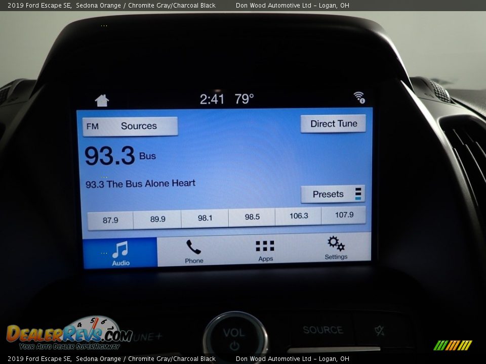 2019 Ford Escape SE Sedona Orange / Chromite Gray/Charcoal Black Photo #2