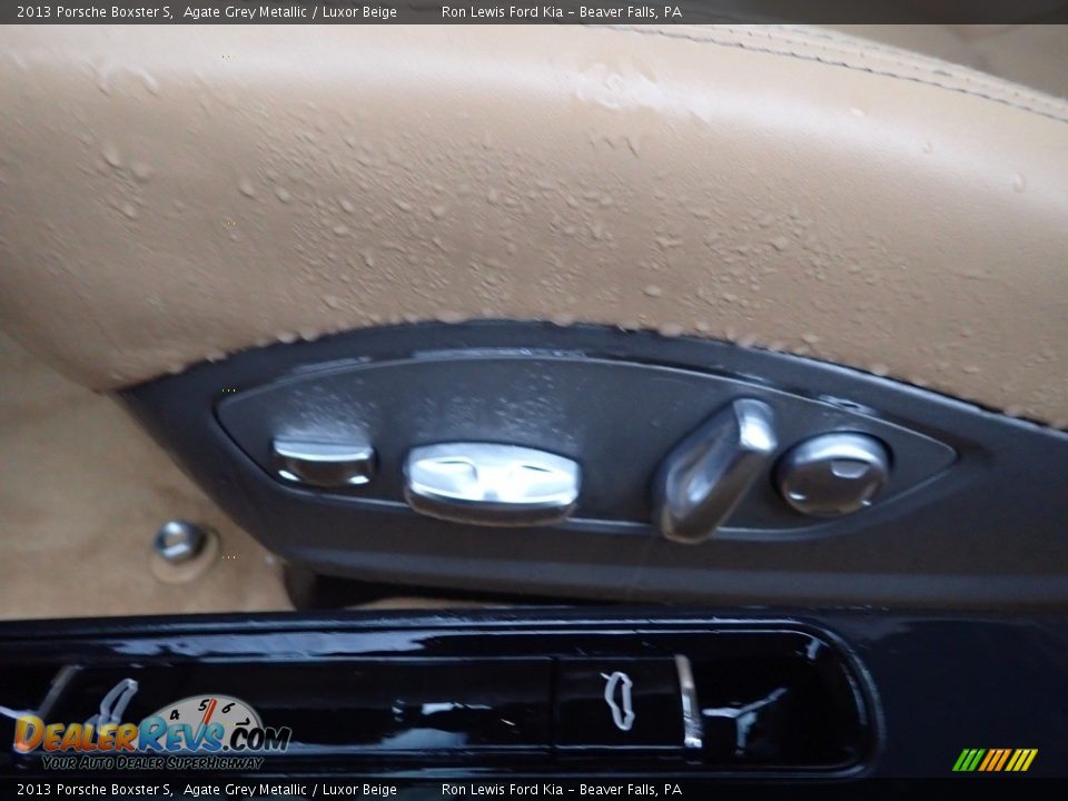 2013 Porsche Boxster S Agate Grey Metallic / Luxor Beige Photo #19