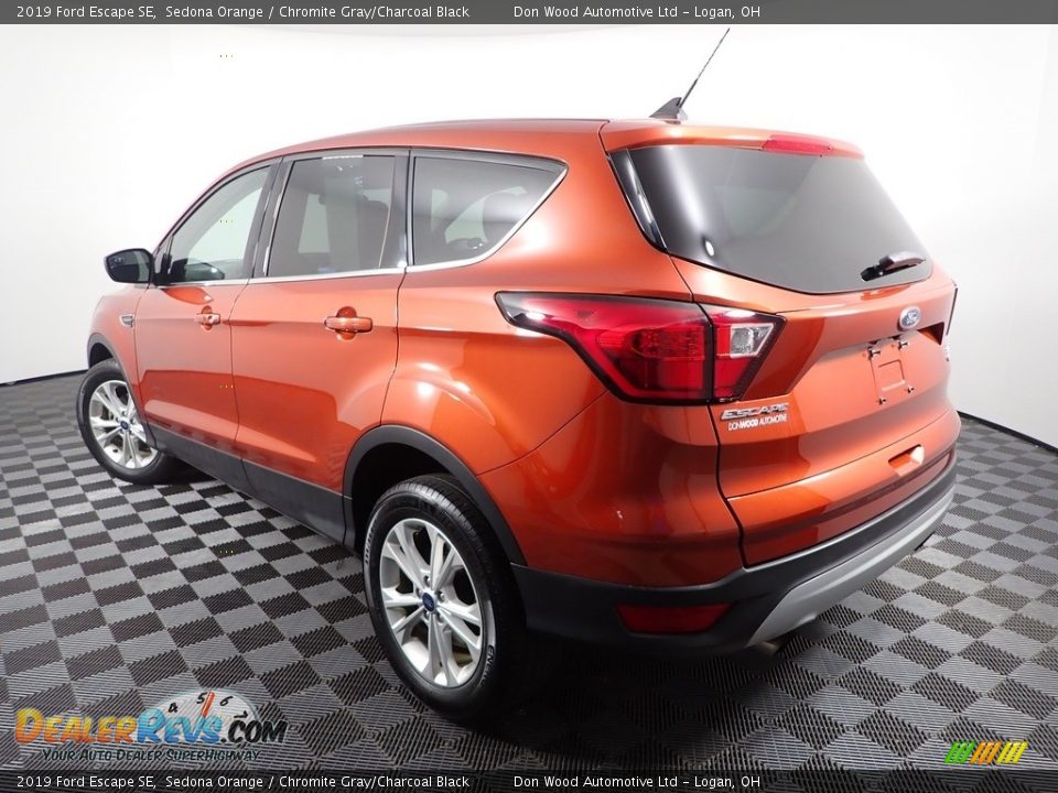 2019 Ford Escape SE Sedona Orange / Chromite Gray/Charcoal Black Photo #7