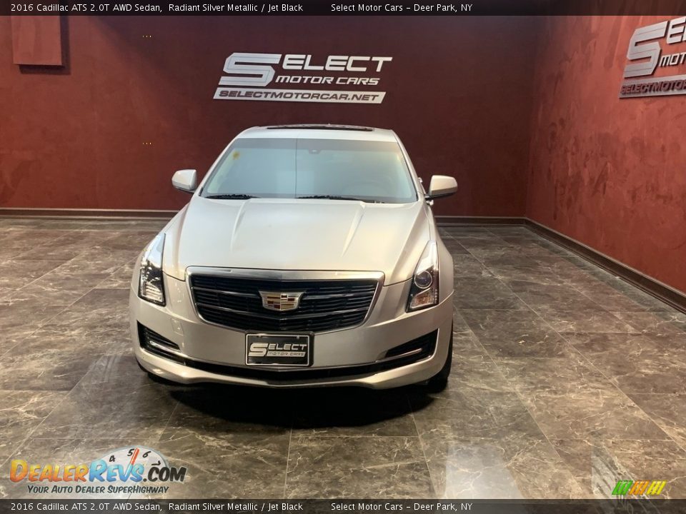 2016 Cadillac ATS 2.0T AWD Sedan Radiant Silver Metallic / Jet Black Photo #2