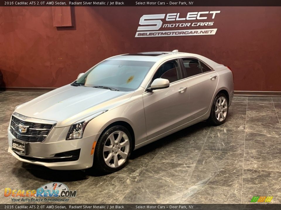 2016 Cadillac ATS 2.0T AWD Sedan Radiant Silver Metallic / Jet Black Photo #6