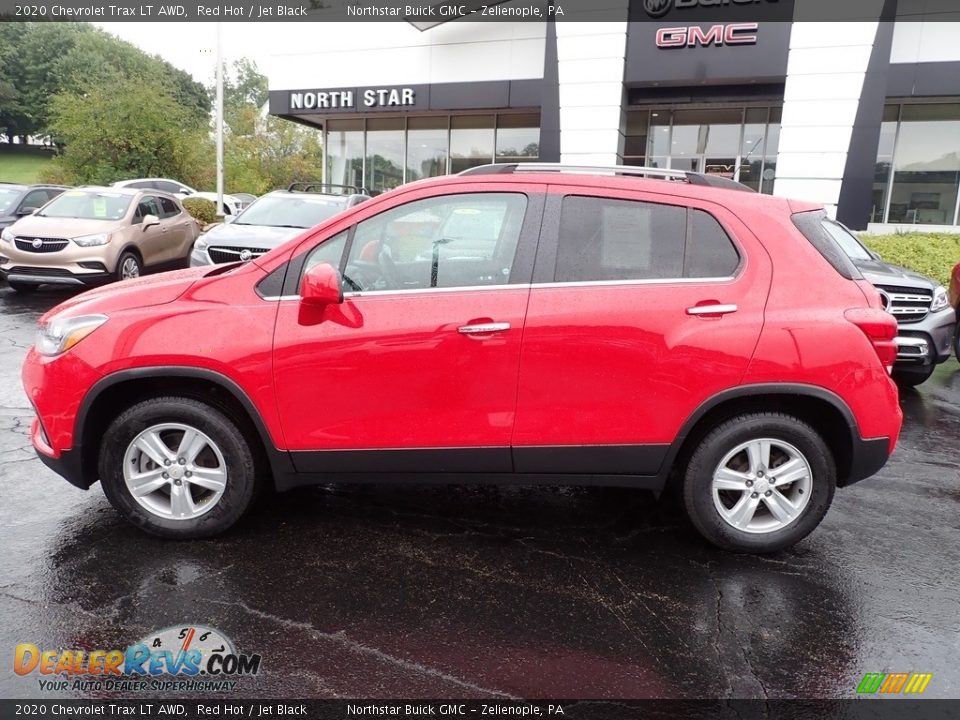 2020 Chevrolet Trax LT AWD Red Hot / Jet Black Photo #2