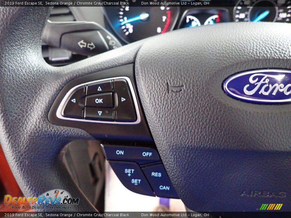 2019 Ford Escape SE Sedona Orange / Chromite Gray/Charcoal Black Photo #17