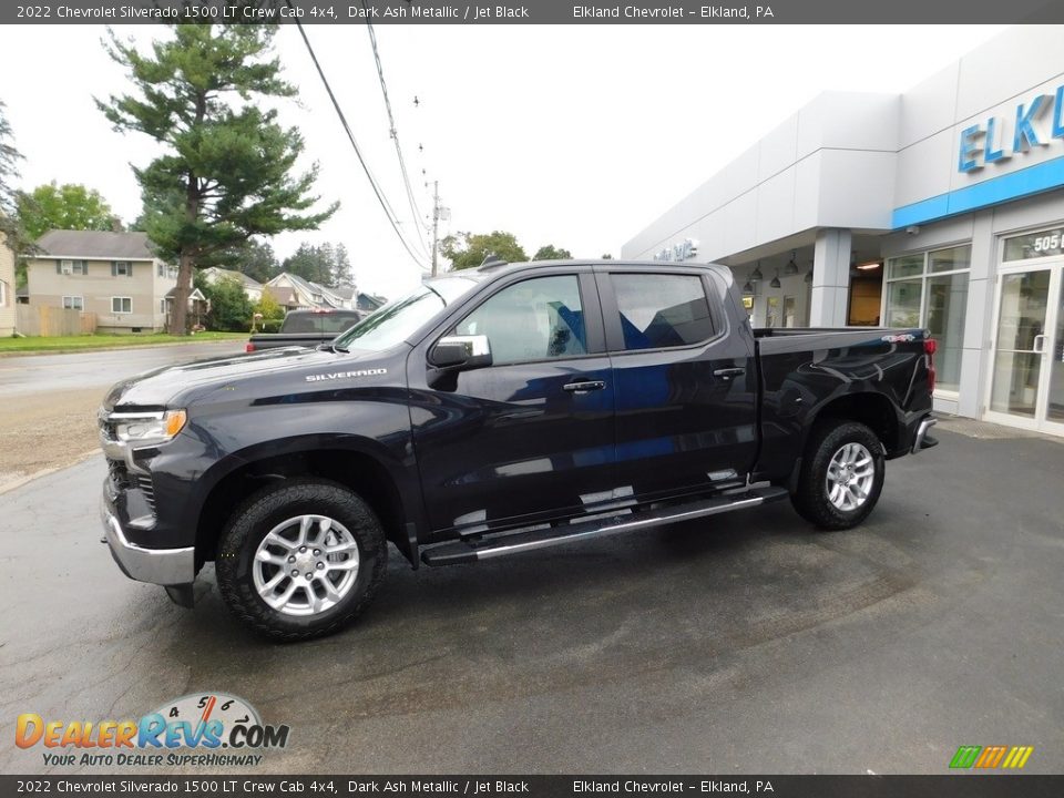 2022 Chevrolet Silverado 1500 LT Crew Cab 4x4 Dark Ash Metallic / Jet Black Photo #1