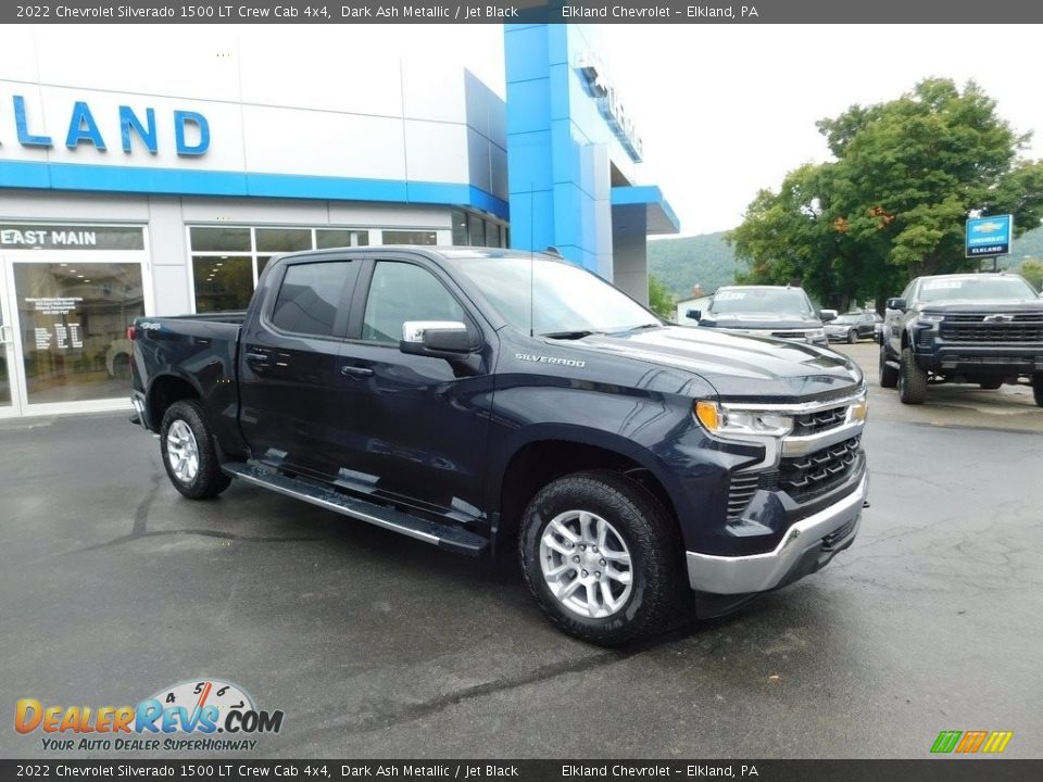 2022 Chevrolet Silverado 1500 LT Crew Cab 4x4 Dark Ash Metallic / Jet Black Photo #8