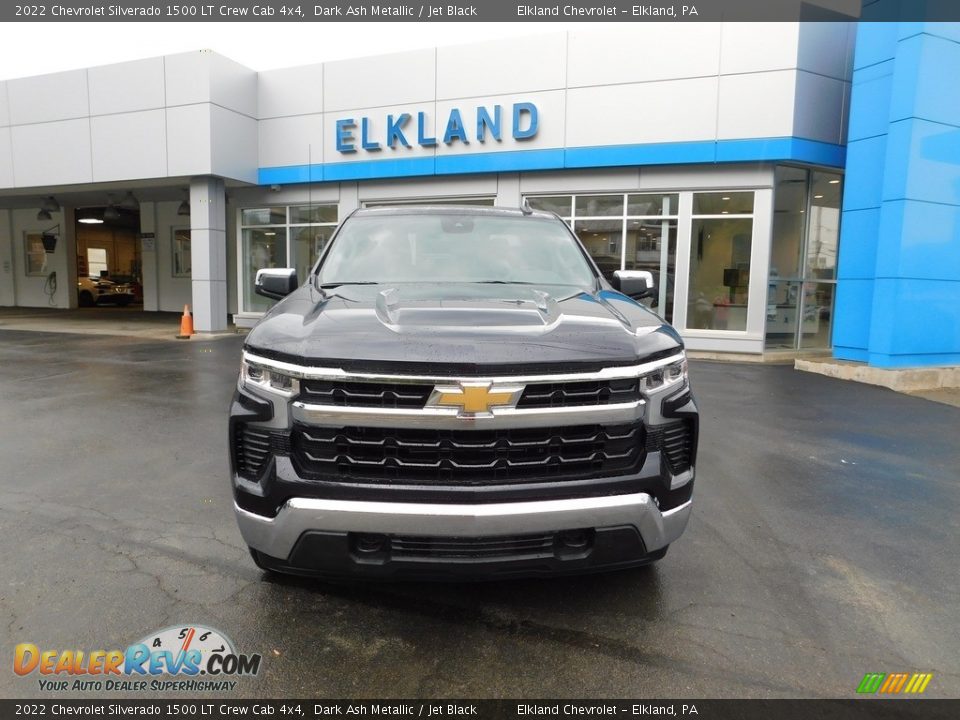 2022 Chevrolet Silverado 1500 LT Crew Cab 4x4 Dark Ash Metallic / Jet Black Photo #9