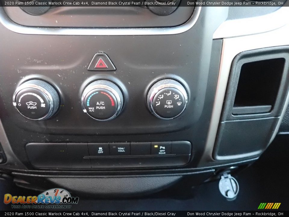2020 Ram 1500 Classic Warlock Crew Cab 4x4 Diamond Black Crystal Pearl / Black/Diesel Gray Photo #13