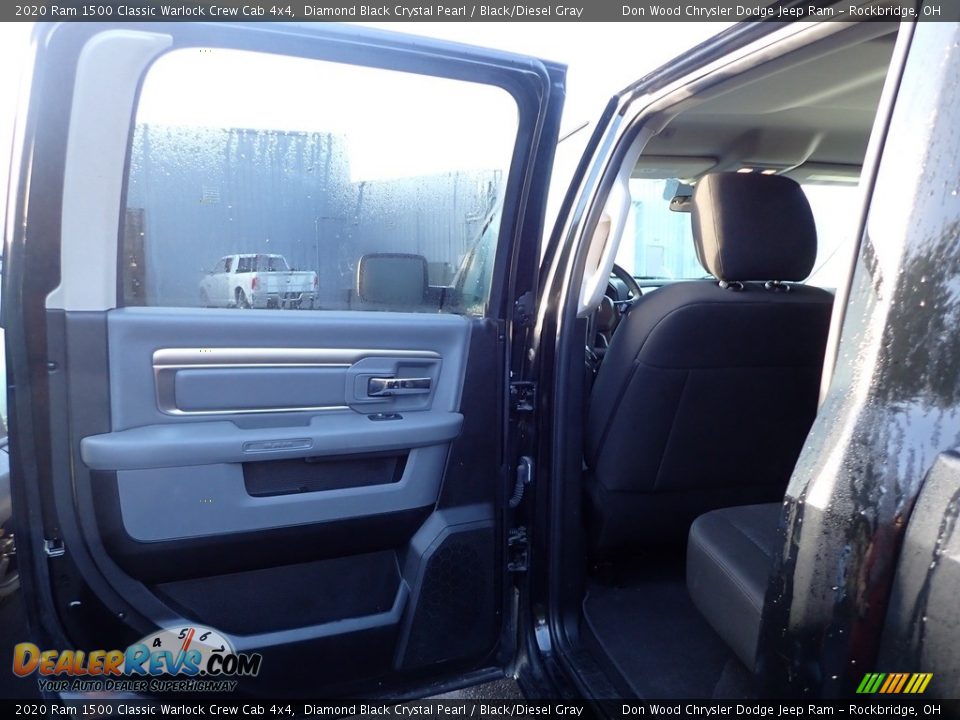 2020 Ram 1500 Classic Warlock Crew Cab 4x4 Diamond Black Crystal Pearl / Black/Diesel Gray Photo #16