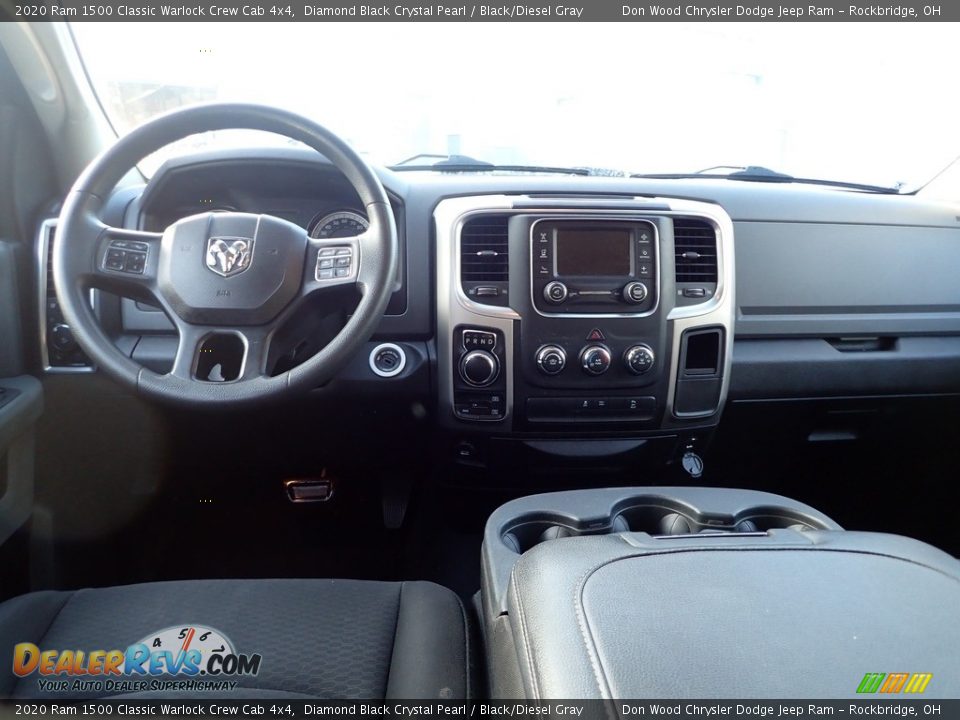 2020 Ram 1500 Classic Warlock Crew Cab 4x4 Diamond Black Crystal Pearl / Black/Diesel Gray Photo #18