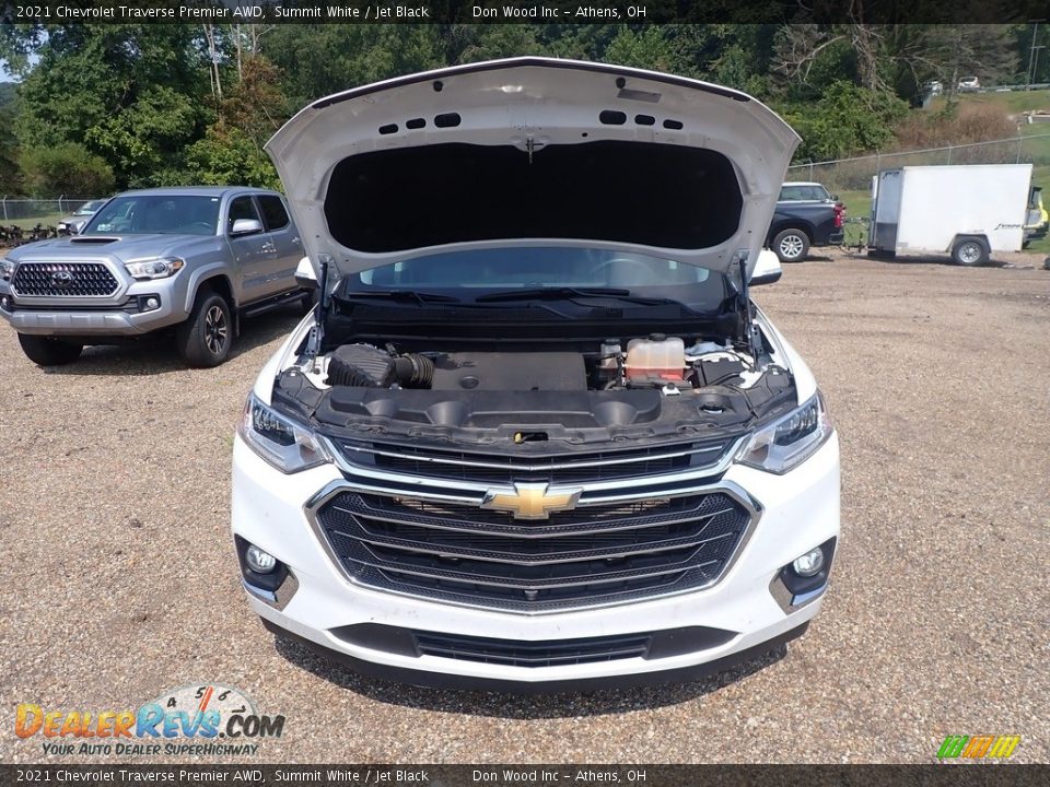 2021 Chevrolet Traverse Premier AWD Summit White / Jet Black Photo #4