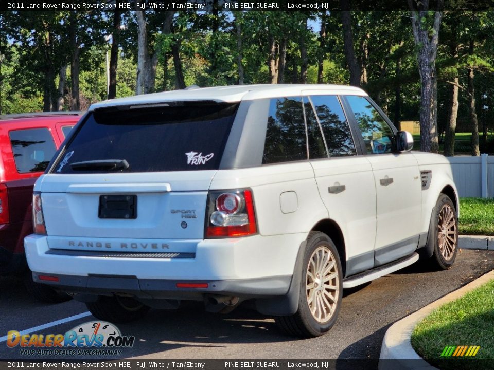 2011 Land Rover Range Rover Sport HSE Fuji White / Tan/Ebony Photo #7